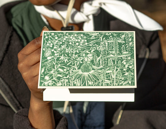 Pollinators Greeting Card