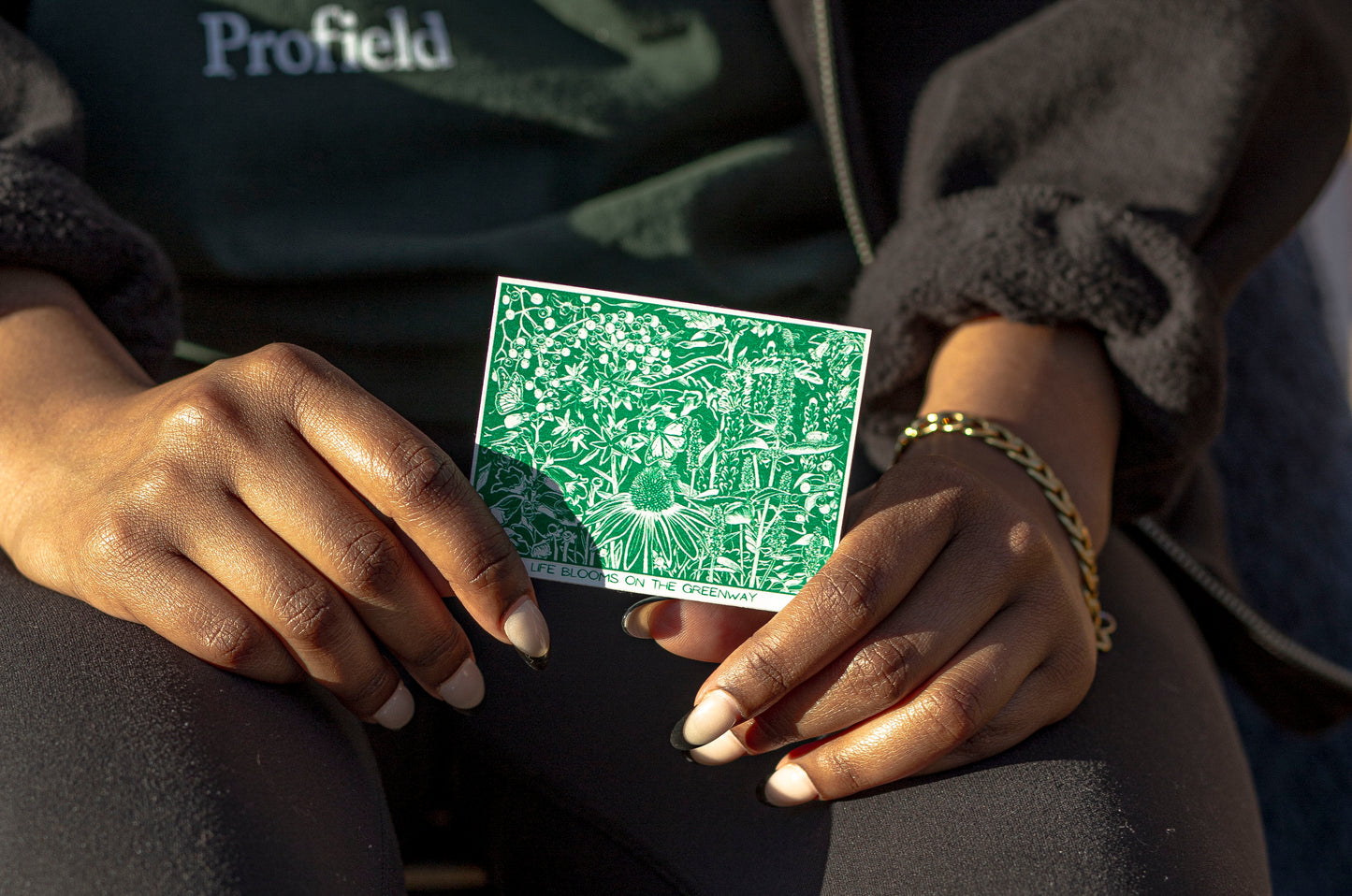 Life Blooms on the Greenway Sticker