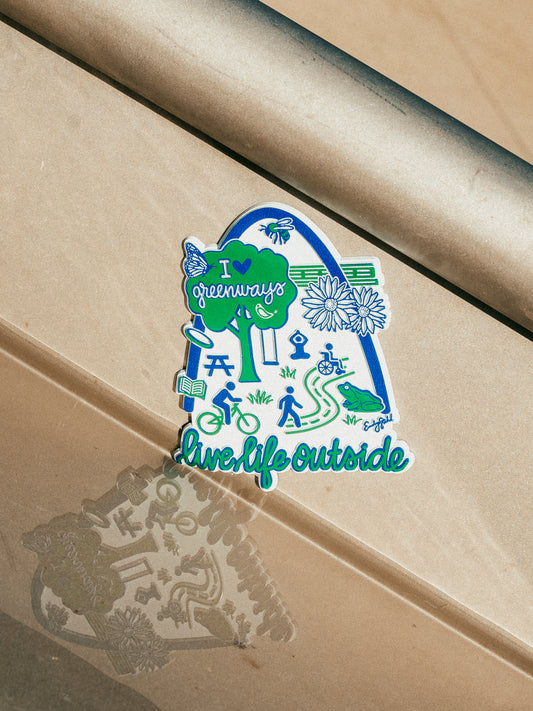 Live Life Outside Magnet