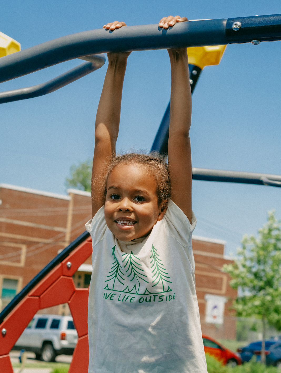 Live Life Outside Tree Tee