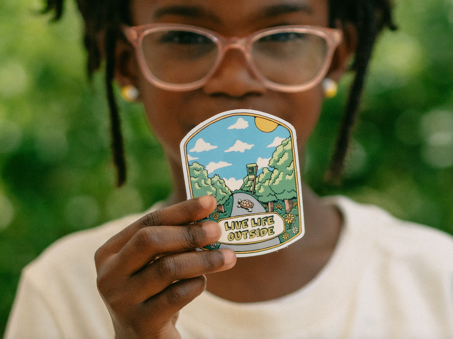 Live Life Outside Sticker