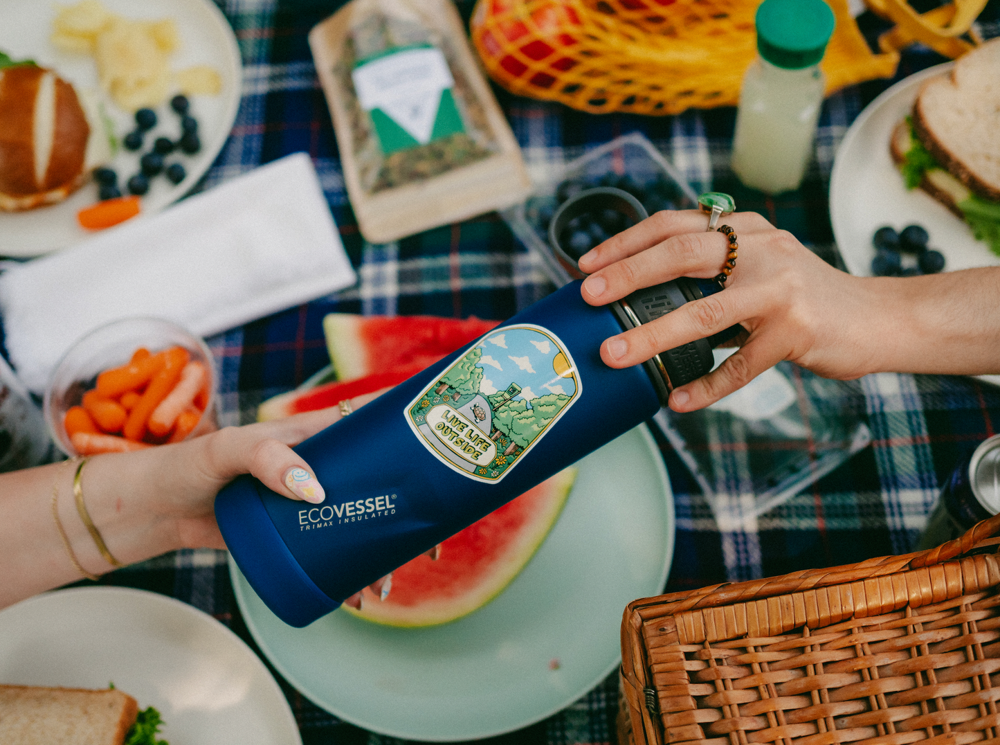 Live Life Outside Sticker