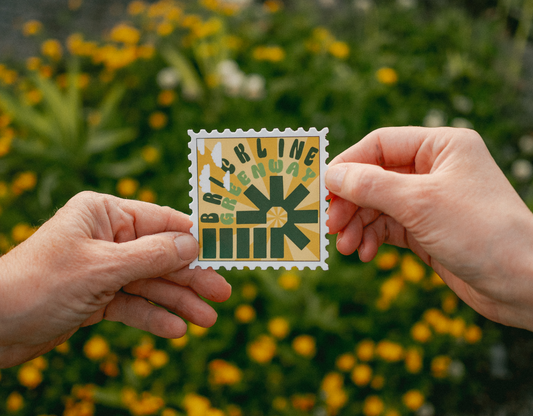 Brickline Greenway Stamp Sticker