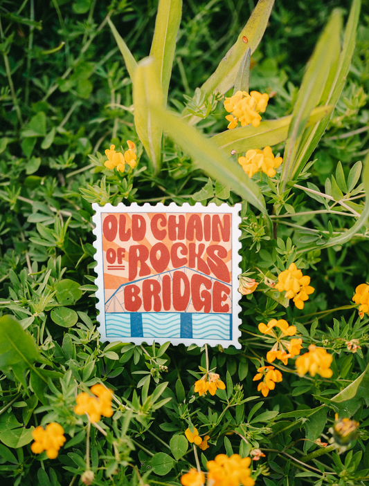 Chain Of Rocks Bridge Sticker